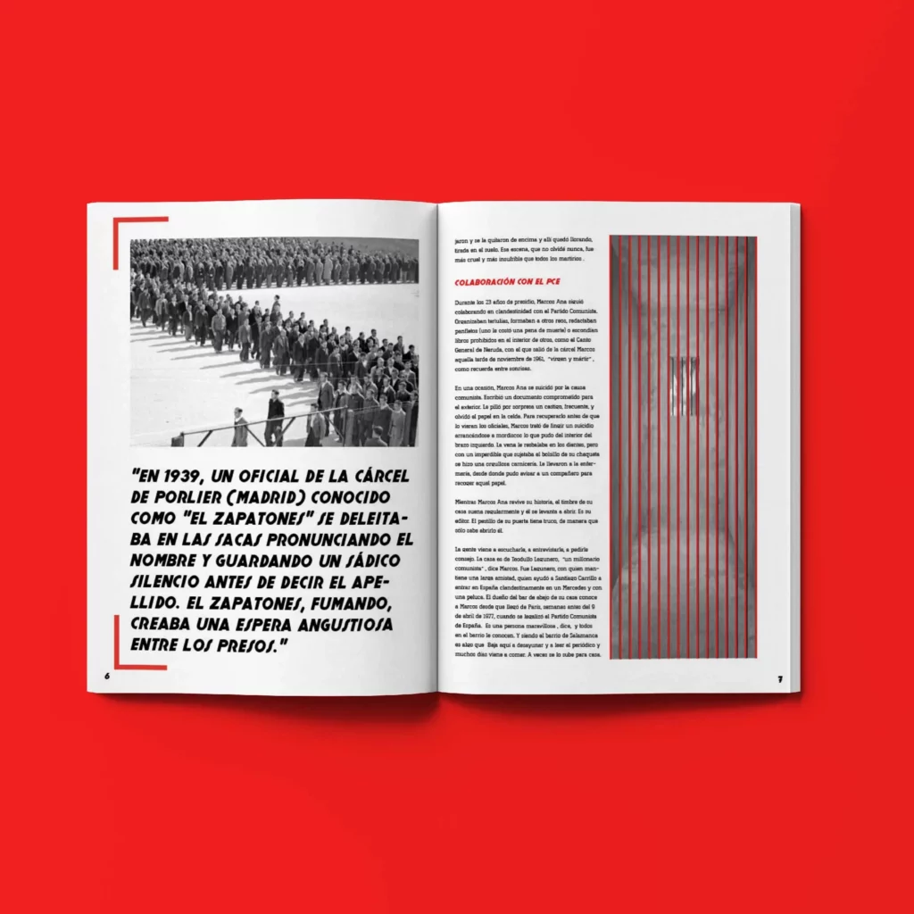 Layout an article about the poet Marcos Ana.